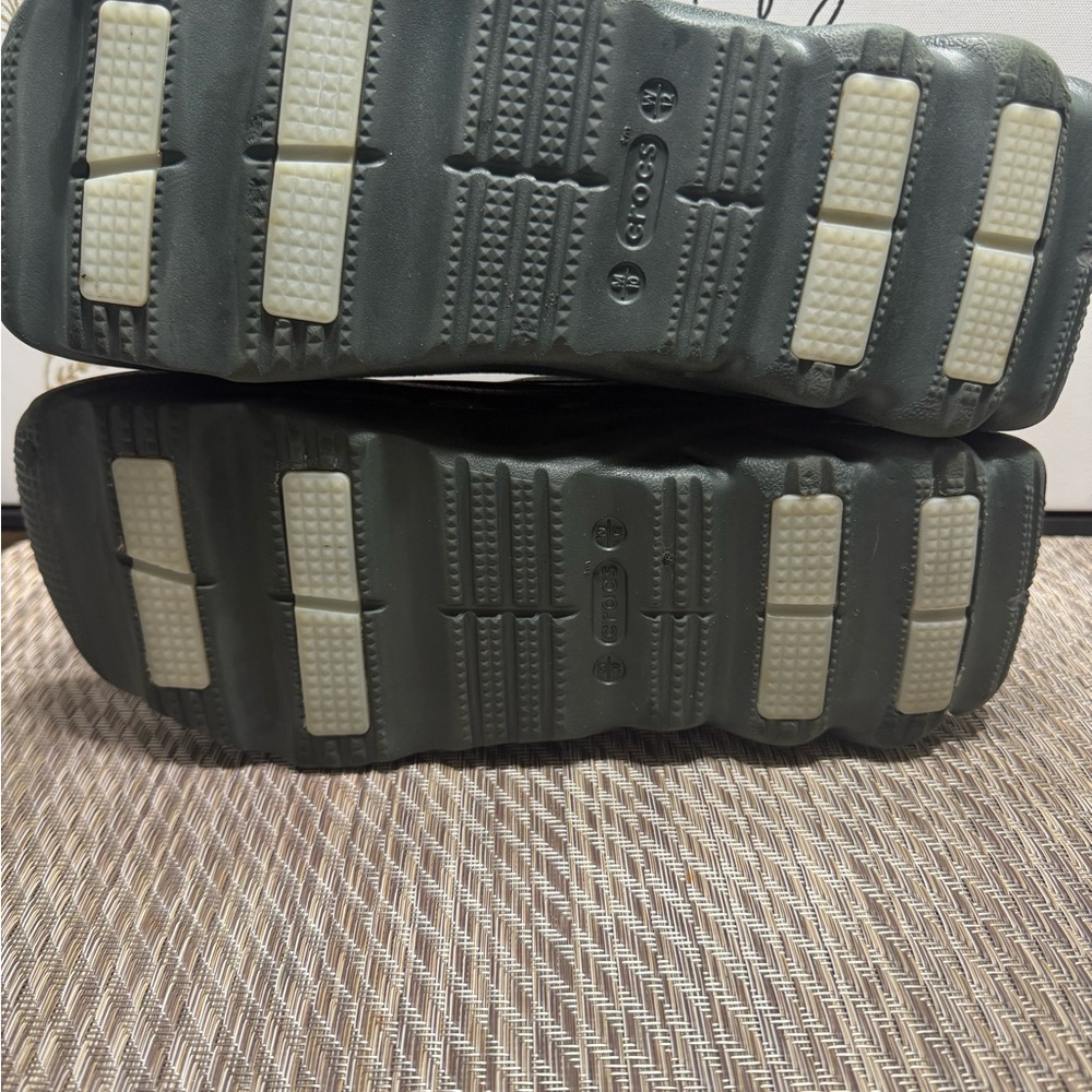 CROCS Men's SZ 10 Dark Green Slip-On Loafers Box 9 - Picture 5 of 6